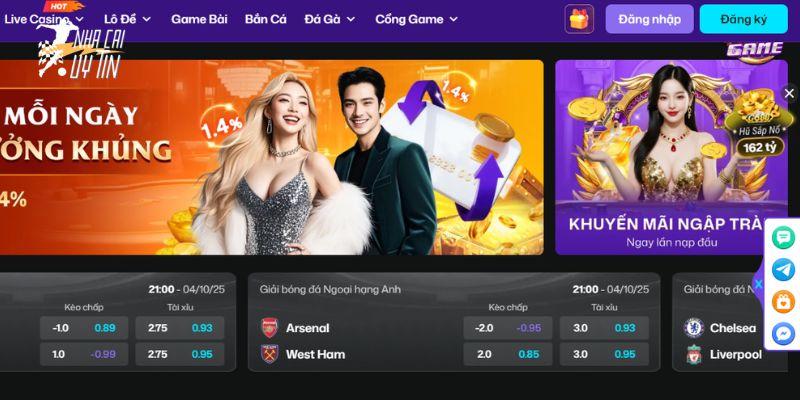 RIK88 1 Giao diện đầy nổi bật của cổng game RIK88